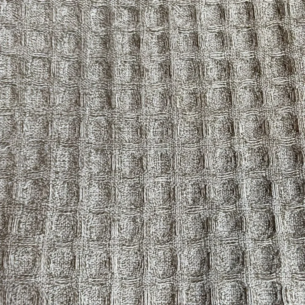 Threshold Small Waffle Designed Shower Curtain